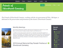 Tablet Screenshot of friendsofsilverbrook.org